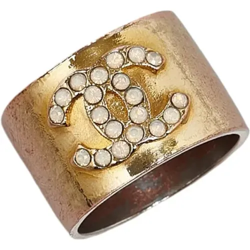 Pre-owned Metal rings , female, Sizes: ONE SIZE - Chanel Vintage - Modalova