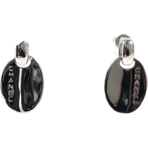 Pre-owned Jewellery, female, , Size: ONE SIZE Pre-owned Metal earrings - Chanel Vintage - Modalova