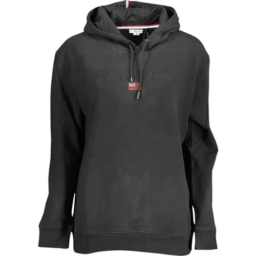 Eleganter Kapuzenpullover mit Kontrastdetails , Herren, Größe: S - U.S. Polo Assn. - Modalova