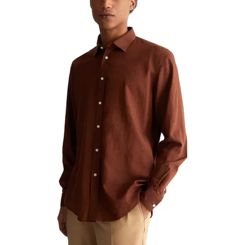 Longlinen Linen Shirt , male, Sizes: 2XL, XL, S, XS, M - Liu Jo - Modalova