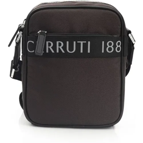 Messenger Bags, male, , Size: ONE SIZE Crossbody Bags with Zip Closure and Logo Strap - Cerruti 1881 - Modalova