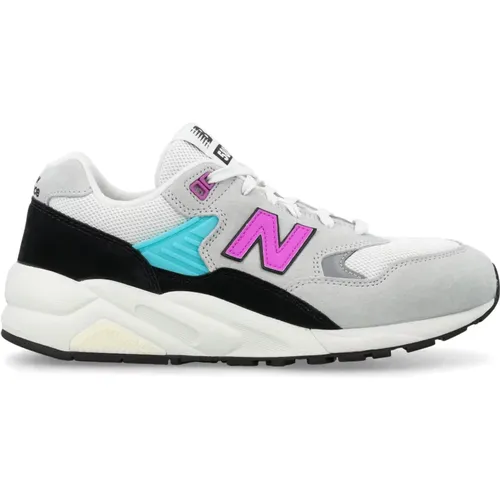 Men's Shoes Sneakers Light Grey/pink Aw23 , male, Sizes: 8 1/2 UK - New Balance - Modalova
