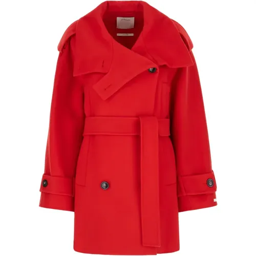 Trench Coats, female, , Size: XS Bouquet Short Trench Coat - SPORTMAX - Modalova