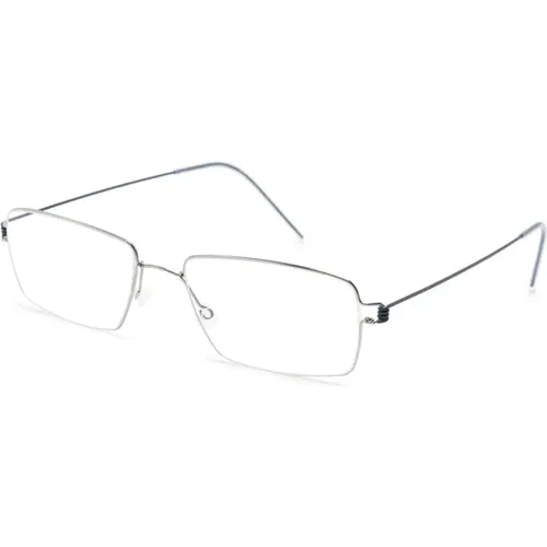 Grey Optical Frame for Everyday Use , unisex, Sizes: 53 MM - lindbergh - Modalova