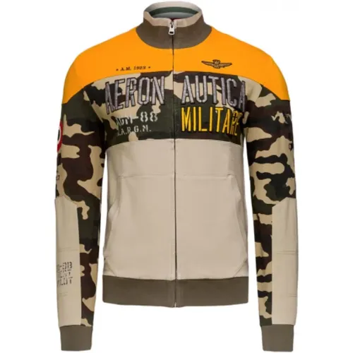 Zip-throughs, male, , Size: 3XL Zip-throughs - aeronautica militare - Modalova