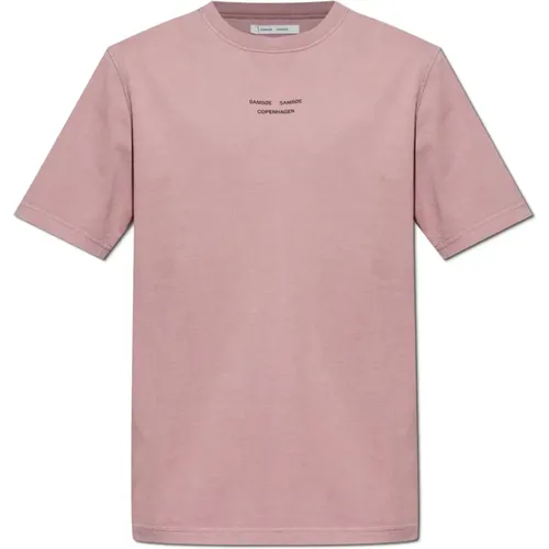 T-Shirts, male, , Size: S T-shirt Samarcus - Samsøe Samsøe - Modalova