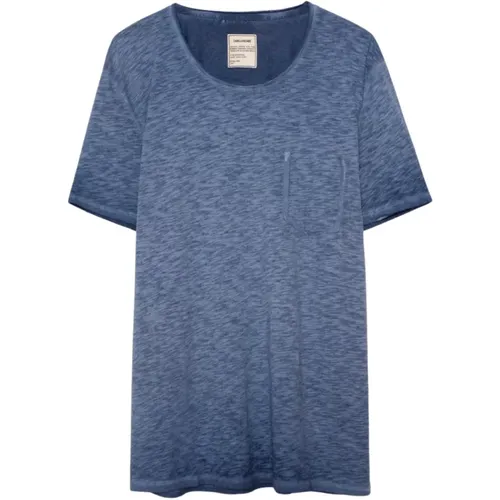 Toby Cold Dyed T-Shirt , male, Sizes: S - Zadig & Voltaire - Modalova