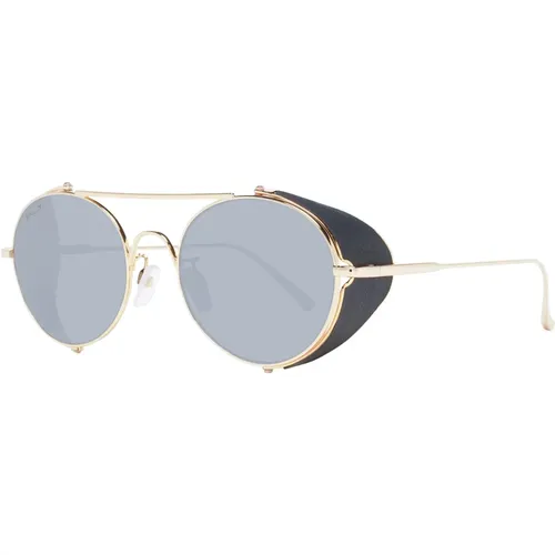 Sunglasses, unisex, , Size: 53 MM Gold Metal Unisex Sunglasses - Bally - Modalova