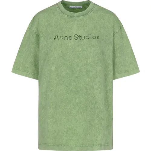 T-Shirts, male, , Size: M Stylish Shirts Fn-Ux-Tshi000110 - Acne Studios - Modalova