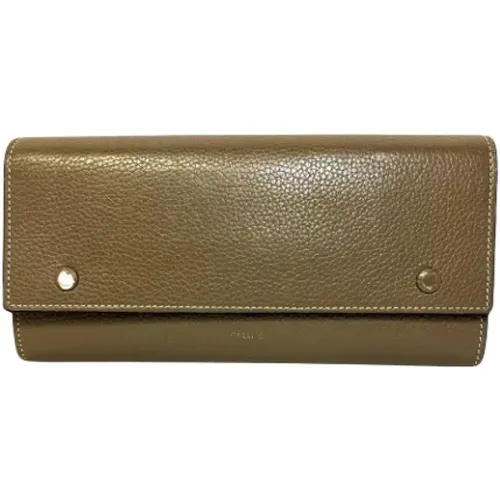 Pre-owned Leather wallets , female, Sizes: ONE SIZE - Celine Vintage - Modalova