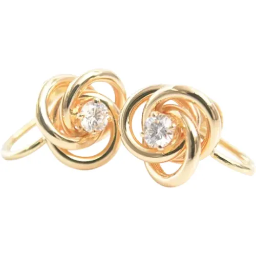 Pre-owned Jewellery, female, , Size: ONE SIZE Pre-owned Metal earrings - Tiffany & Co. Pre-owned - Modalova