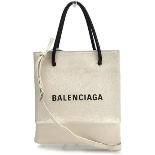 Pre-owned Tote Bags, female, , Size: ONE SIZE Pre-owned Leather totes - Balenciaga Vintage - Modalova