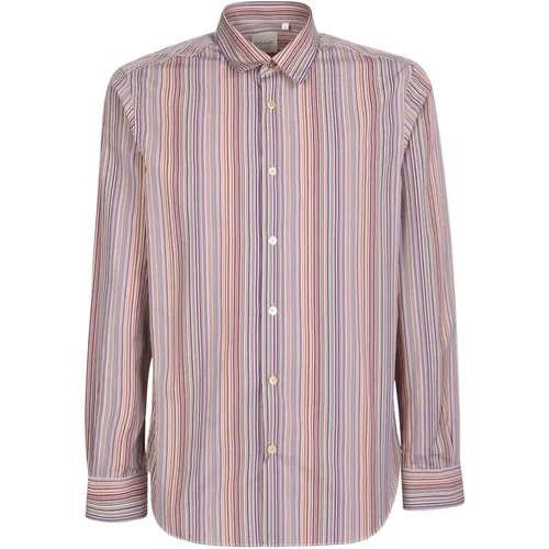 Casual Shirts, male, , Size: S Striped print shirt - PS By Paul Smith - Modalova