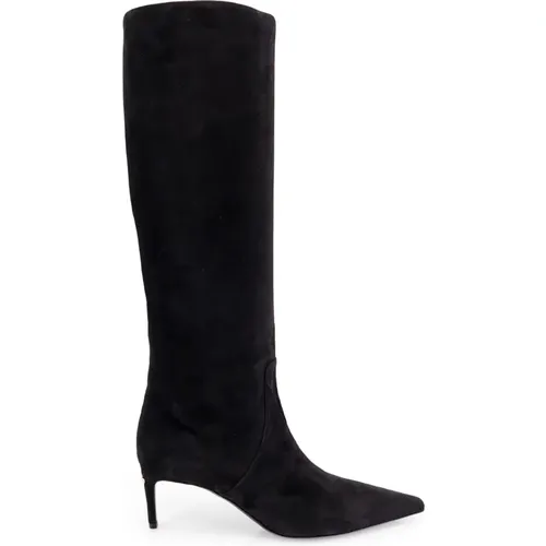 Suede Stiletto Heel Boots - Dolce & Gabbana - Modalova