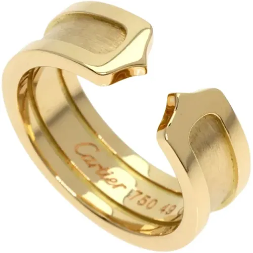 Pre-owned Jewellery, female, , Size: ONE SIZE Pre-owned Gold rings - Cartier Vintage - Modalova