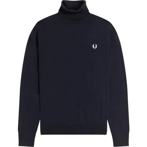 High Neck Sweater , male, Sizes: XL, L, 2XL - Fred Perry - Modalova