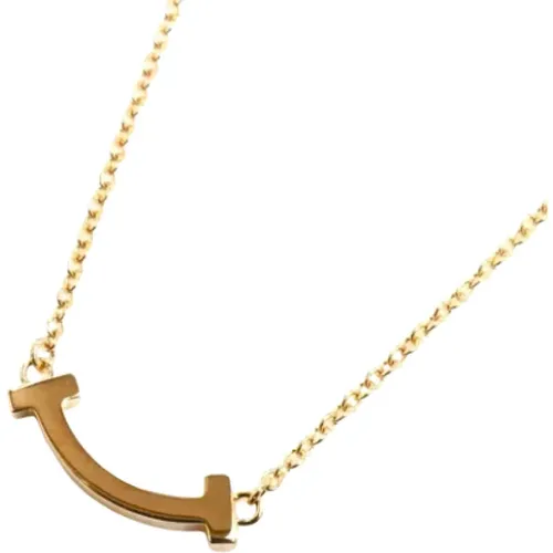 Pre-owned Jewellery, female, , Size: ONE SIZE Pre-owned Rose Gold necklaces - Tiffany & Co. Pre-owned - Modalova