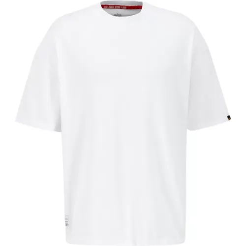 Printed Oversized T-Shirt , male, Sizes: 2XL, S, XL, M, L - alpha industries - Modalova