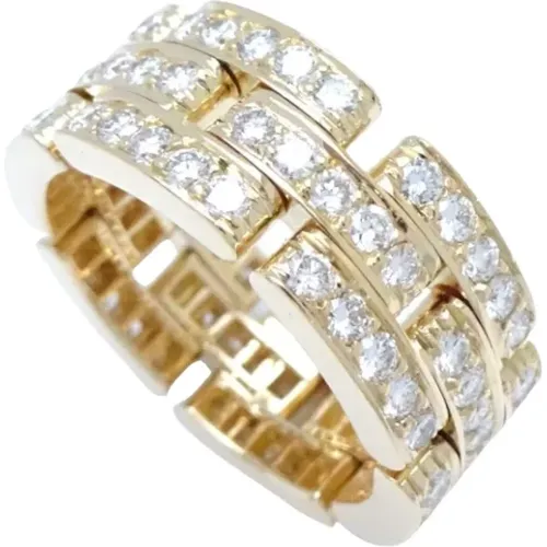 Pre-owned Jewellery, female, , Size: ONE SIZE Pre-owned Gold rings - Cartier Vintage - Modalova