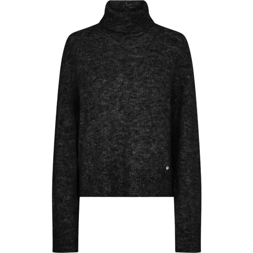 Soft and Luxurious Knit Sweater - Mmaidy Thora Rollneck , female, Sizes: M, L - MOS MOSH - Modalova