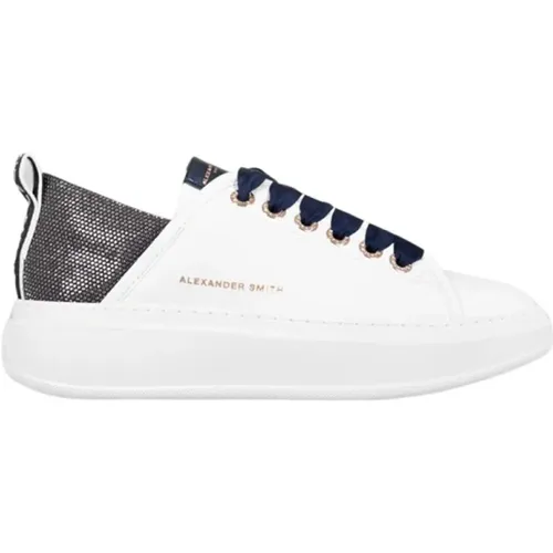 Wembley Woman Blue Sneakers , Damen, Größe: 36 EU - Alexander Smith - Modalova