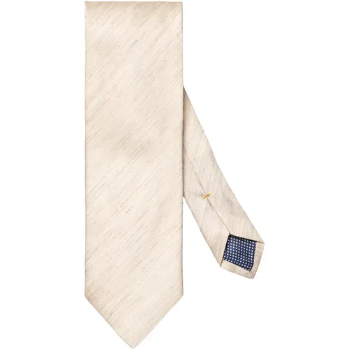 Modern Silk Linen Tie , male, Sizes: ONE SIZE - Eton - Modalova