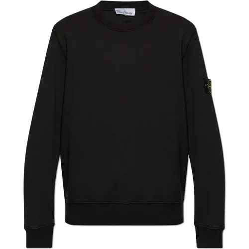 Sweatshirt mit Logo-Patch , Herren, Größe: S - Stone Island - Modalova