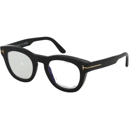 Glasses, unisex, , Size: ONE SIZE Bold Round Optical Glasses in - Tom Ford - Modalova