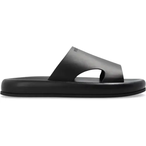 Sliders, male, , Size: 7 US ‘Dolce’ slides - Salvatore Ferragamo - Modalova