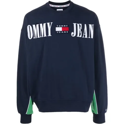 Sweatshirt , Herren, Größe: M - Tommy Jeans - Modalova