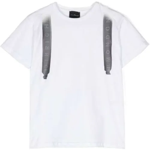 Rundhals Bedrucktes T-shirt - John Richmond - Modalova