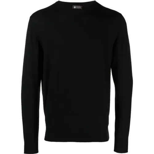 Slim Fit Wool Knitwear Made in Italy , male, Sizes: 2XL, XL, L - Colombo - Modalova