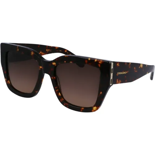 Gradient Sunglasses Sf1104S 242 , unisex, Sizes: 55 MM - Salvatore Ferragamo - Modalova