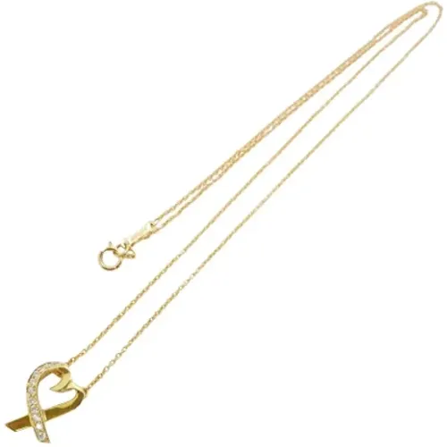 Pre-owned Jewellery, female, , Size: ONE SIZE Pre-owned Gold necklaces - Tiffany & Co. Pre-owned - Modalova