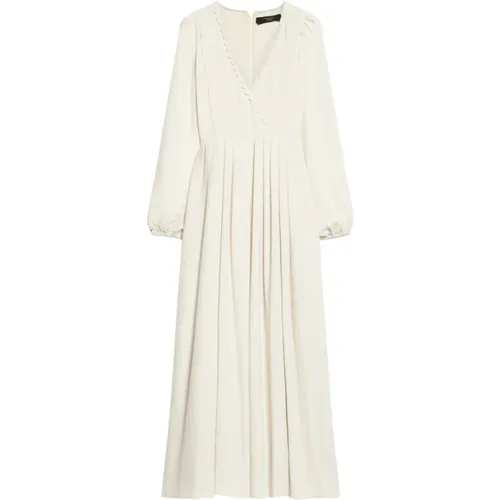 Boho-Stil Maxikleid mit V-Ausschnitt - Max Mara Weekend - Modalova