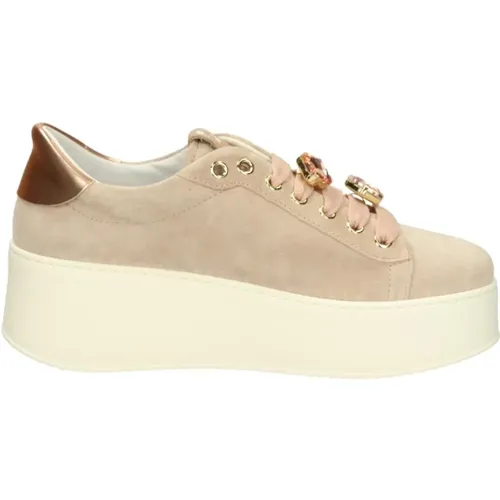 Niedrige Sneakers , Damen, Größe: 36 EU - Gio+ - Modalova