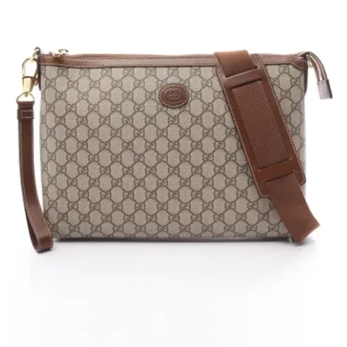 Pre-owned Cross Body Bags, male, , Size: ONE SIZE Pre-owned Leather gucci-bags - Gucci Vintage - Modalova