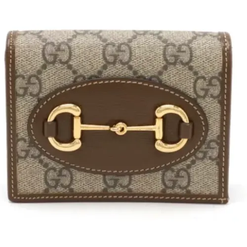 Pre-owned Wallets, female, , Size: ONE SIZE Pre-owned Leather wallets - Gucci Vintage - Modalova