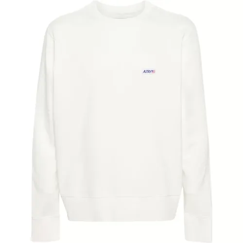 Logo Patch Sweatshirt , male, Sizes: XL, L, M - Autry - Modalova