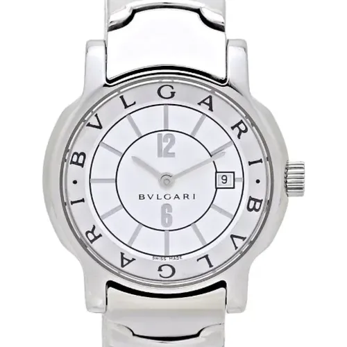 Pre-owned Watches, female, , Size: ONE SIZE Pre-owned Stainless Steel watches - Bvlgari Vintage - Modalova