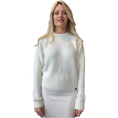 Weißer Mohair Pullover Rippenstrick - Colmar - Modalova