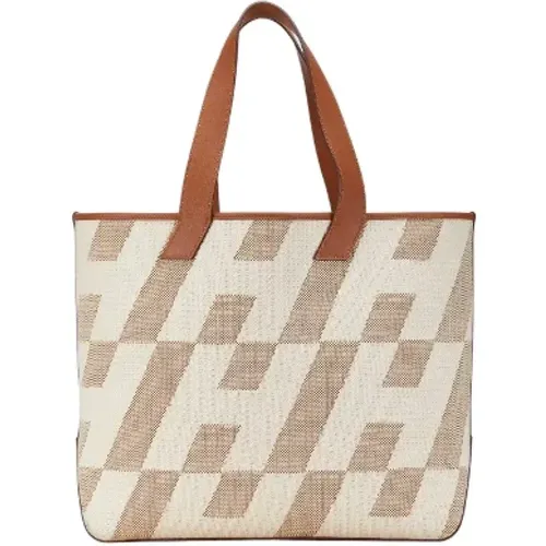 Pre-owned Tote Bags, female, , Size: ONE SIZE Pre-owned Canvas handbags - Hermès Vintage - Modalova