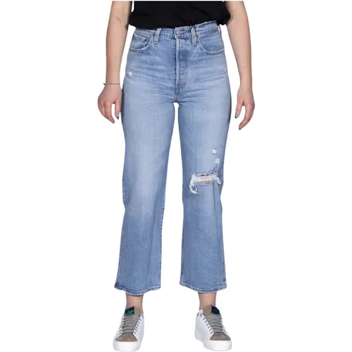 Levi's, Ribcage Gerade Ankle Jeans , Damen, Größe: W29 - Levis - Modalova