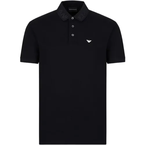 Polo Shirts, male, , Size: S Classic Polo Shirt for Men - Emporio Armani - Modalova