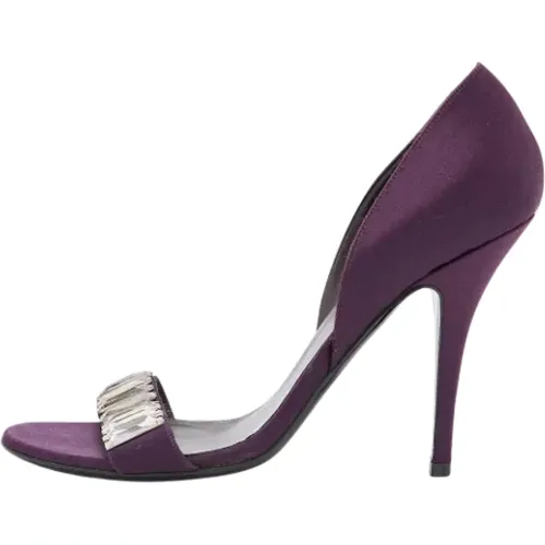Pre-owned Satin heels , Damen, Größe: 39 EU - Gucci Vintage - Modalova