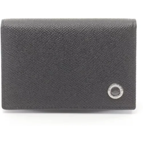 Pre-owned Wallets, female, , Size: ONE SIZE Pre-owned Leather wallets - Bvlgari Vintage - Modalova