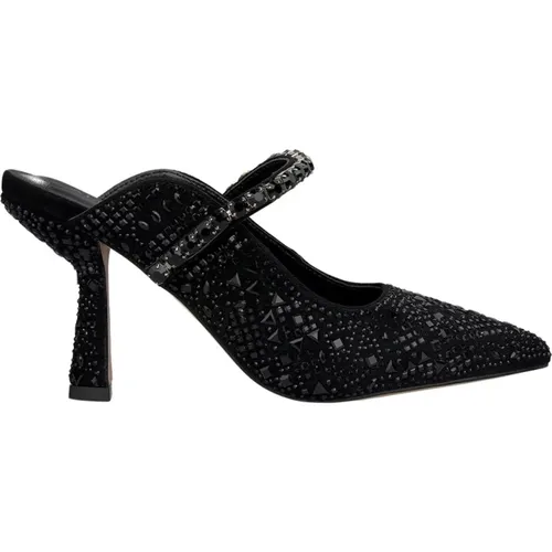 Elegant Slingback Shoe with Rhinestone Detail , female, Sizes: 3 UK, 8 UK, 4 UK, 5 UK, 7 UK, 6 UK - Alma en Pena - Modalova