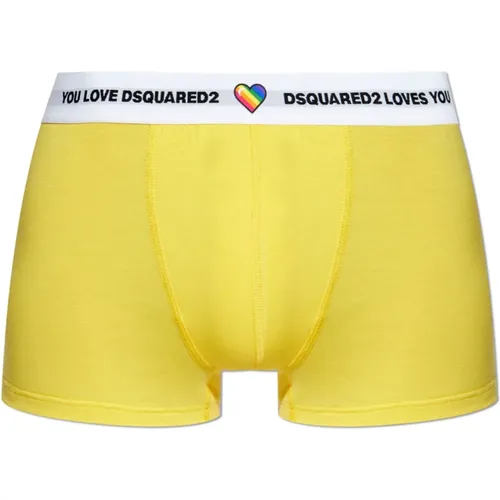 Slips mit Logo , Herren, Größe: L - Dsquared2 - Modalova