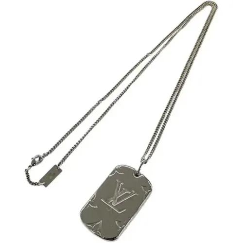 Pre-owned Jewellery, male, , Size: ONE SIZE Pre-owned Metal necklaces - Louis Vuitton Vintage - Modalova