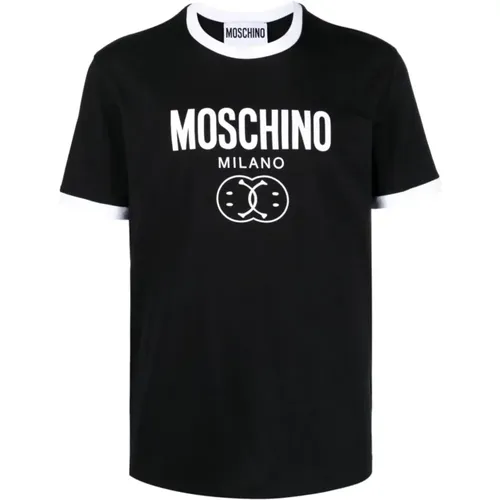 T-shirts and Polos , male, Sizes: L, XL, M - Moschino - Modalova